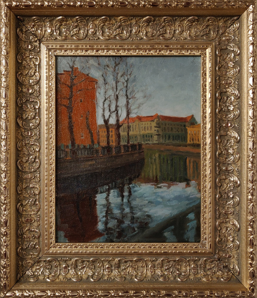 Canal, St Petersburg (framed)